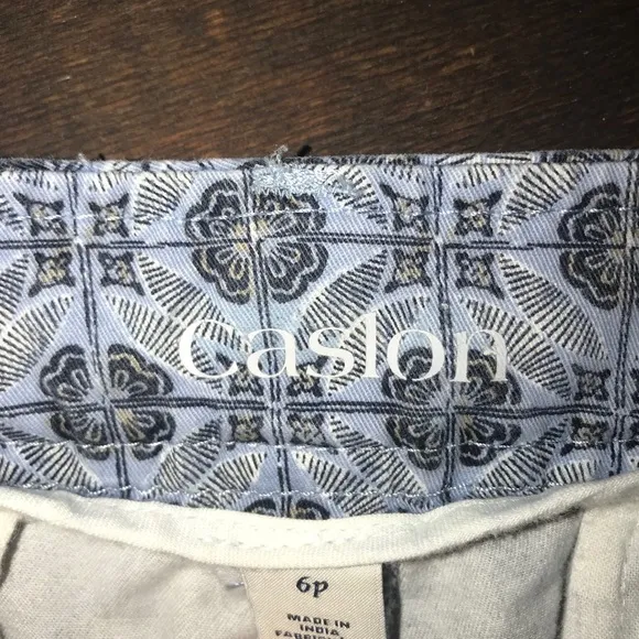 3 PAIR of Caslon Cotton Twill Shorts 6 Petite