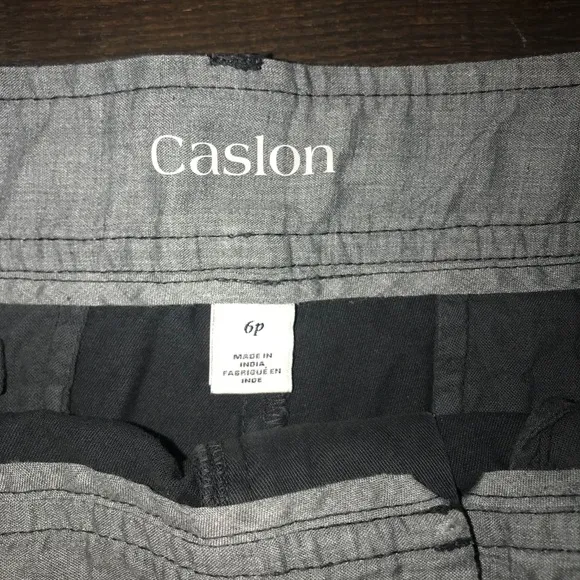 3 PAIR of Caslon Cotton Twill Shorts 6 Petite