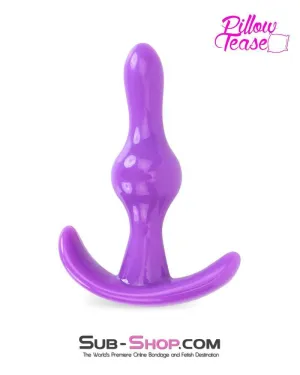 3701M      Purple Mini Ripple Anal Pleasures Beginner's Butt Plug - LAST CHANCE - Final Closeout!
