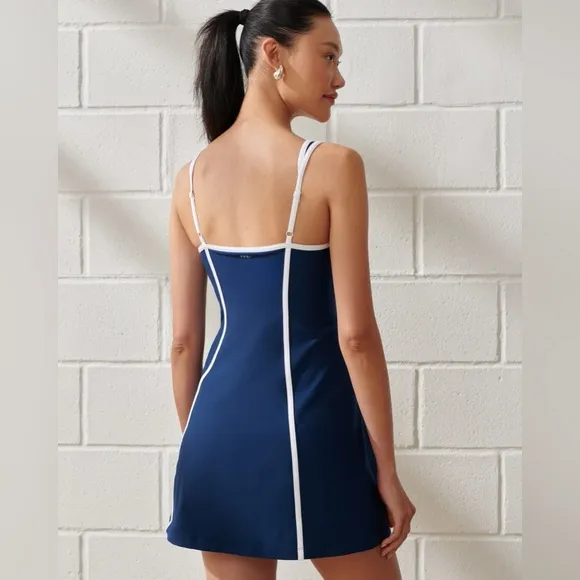 Abercrombie &amp; Fitch YPB sculptLUX Mini Dress in Navy