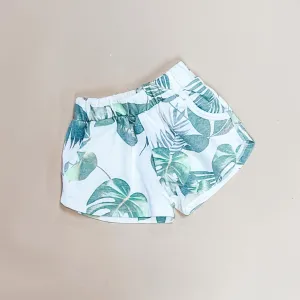 Amal-Palm Girls shorts | Creme
