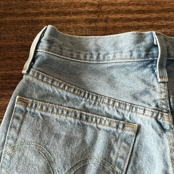 ARITZIA LEVIS 501s Jean cut off shorts denim 26