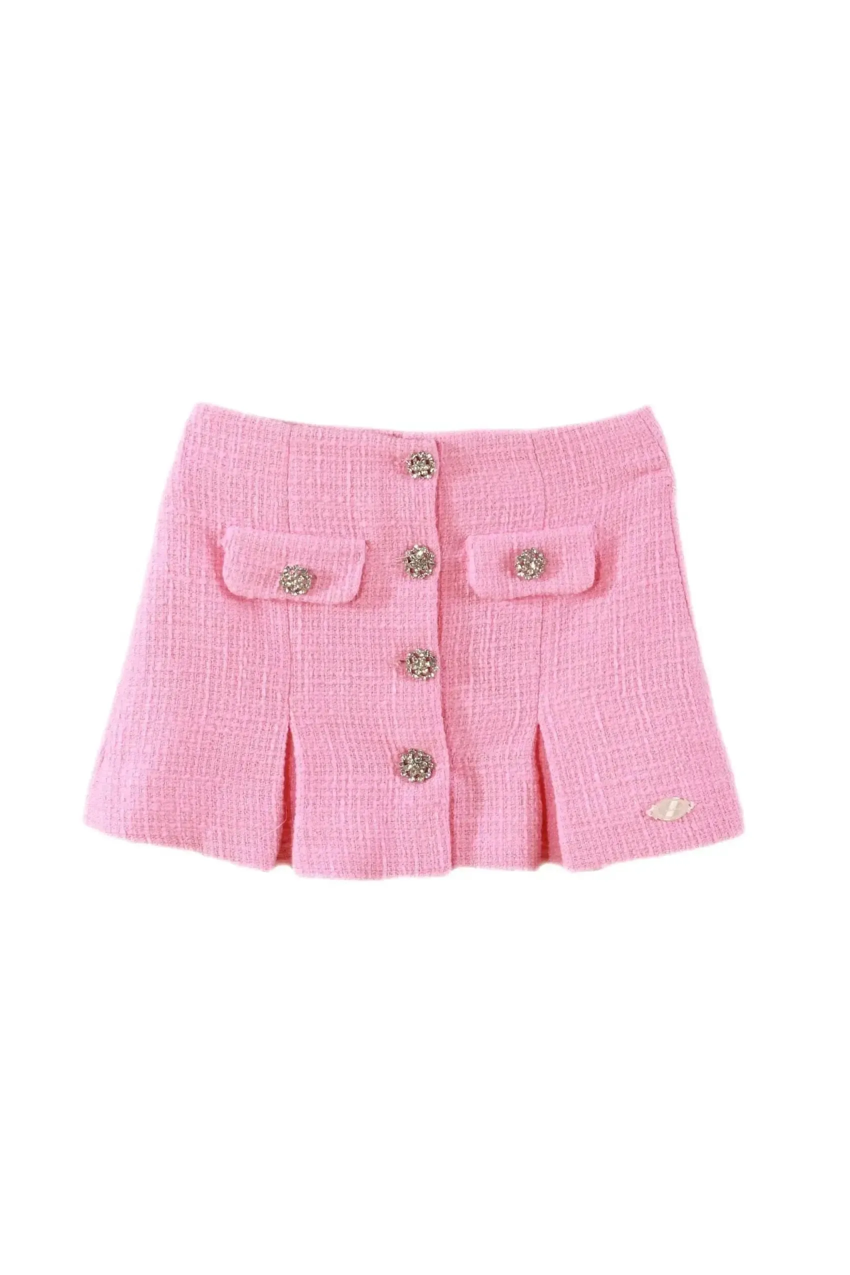 AW24 Miranda Girls Pink Chanel 3P Skirt Set 227