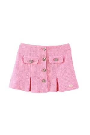 AW24 Miranda Girls Pink Chanel 3P Skirt Set 227