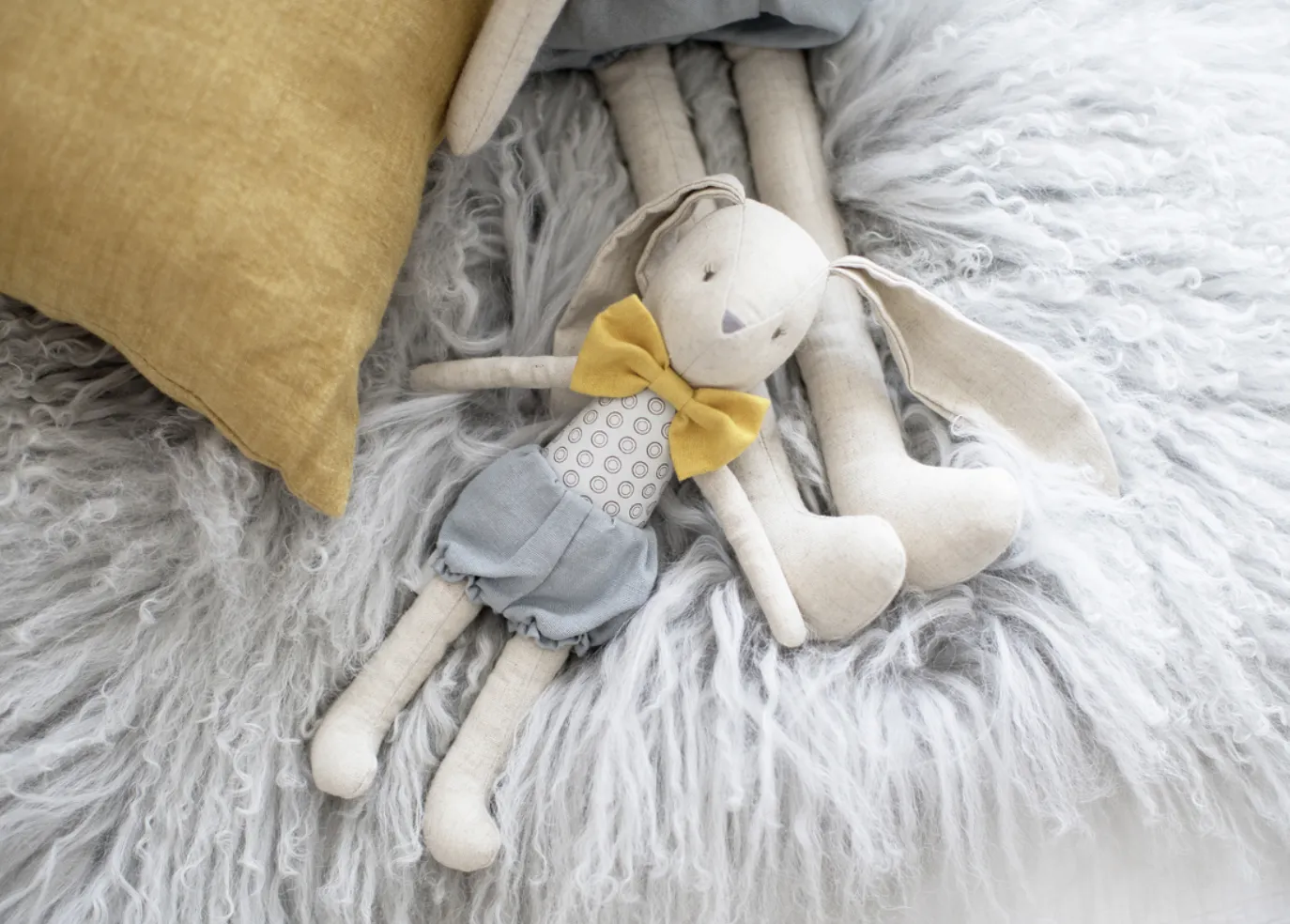 Baby Boy Bunny Grey Butterscotch