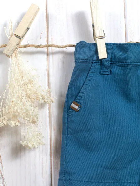 Blue Green Shorts by Tartine Et Chocolat