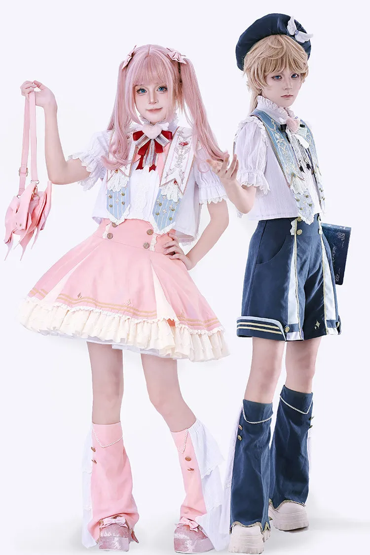 Blue [Messenger of Heaven] Ouji Prince Handsome Lolita Shorts