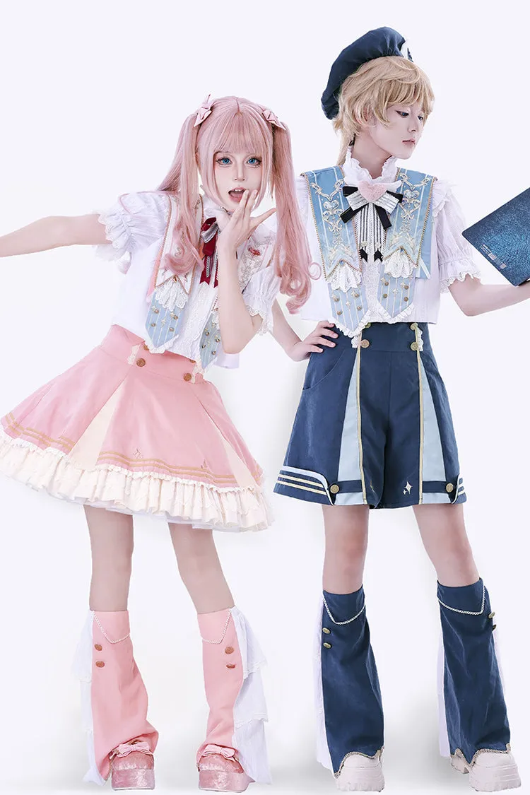 Blue [Messenger of Heaven] Ouji Prince Handsome Lolita Shorts