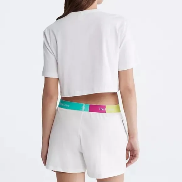 💘CALVIN KLEIN BRAND NEW SLEEP SHORTS AND TSHIRT SIZE M