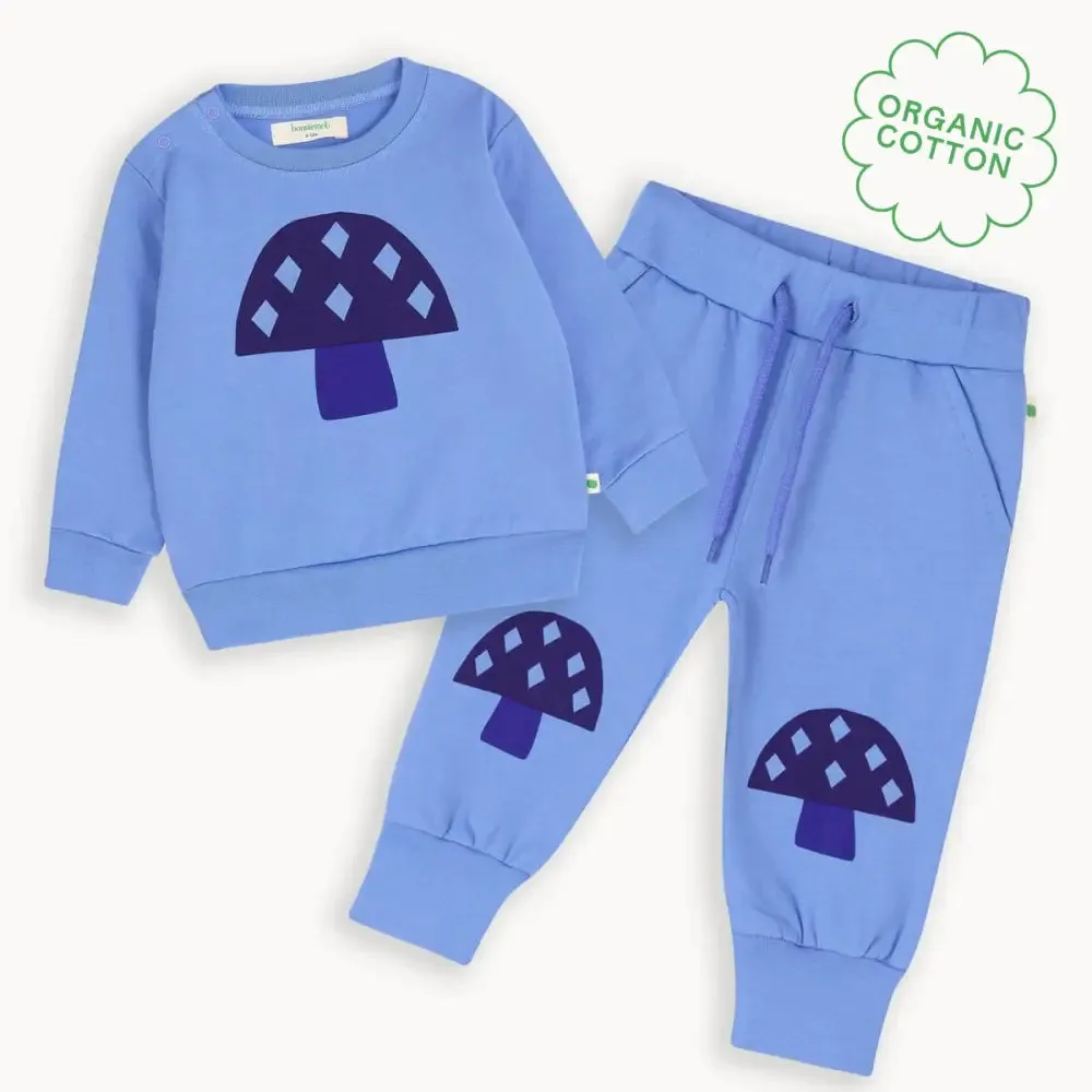 Cosmo & Crumpet Set - Mushroom Sweatshirt & Jogger Set