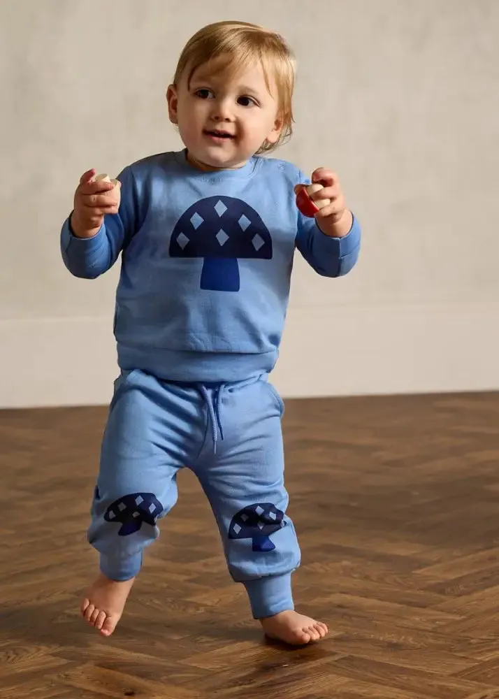 Cosmo & Crumpet Set - Mushroom Sweatshirt & Jogger Set