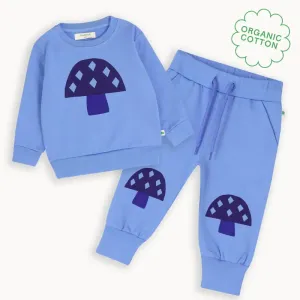 Cosmo & Crumpet Set - Mushroom Sweatshirt & Jogger Set