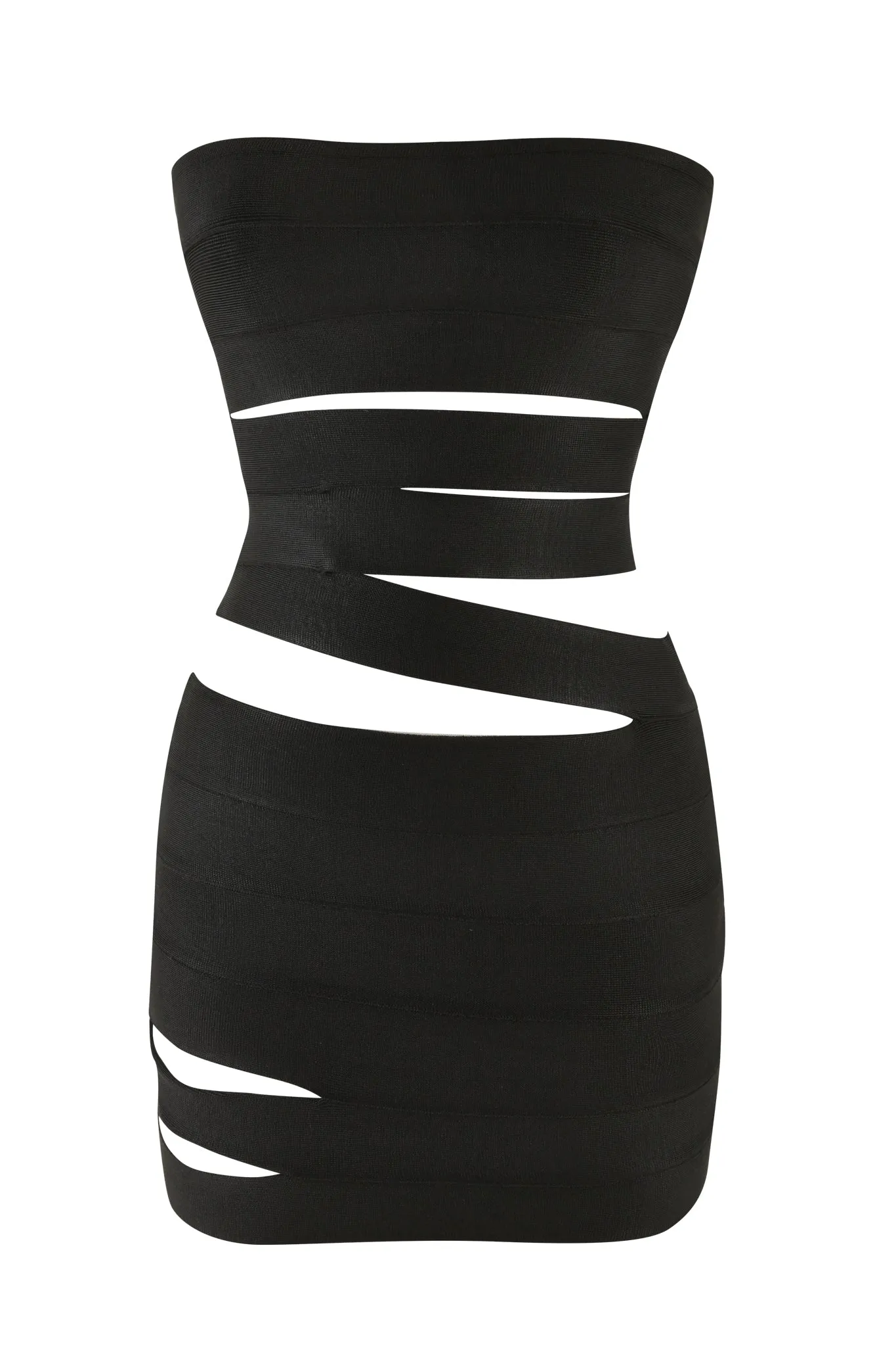 FLAVIA MINI DRESS - BLACK