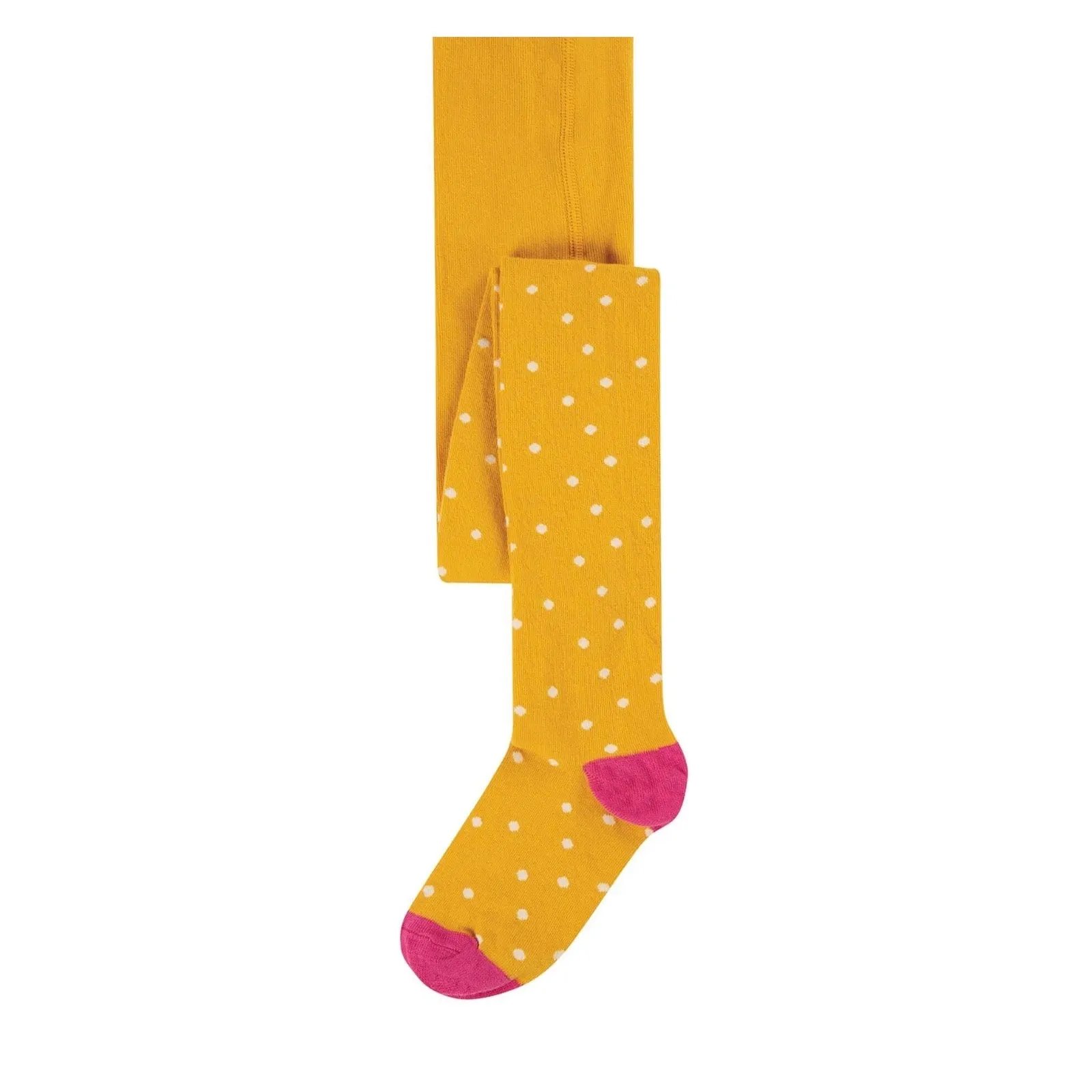 Frugi Bumble Bee Spot Tights Tia007bmb