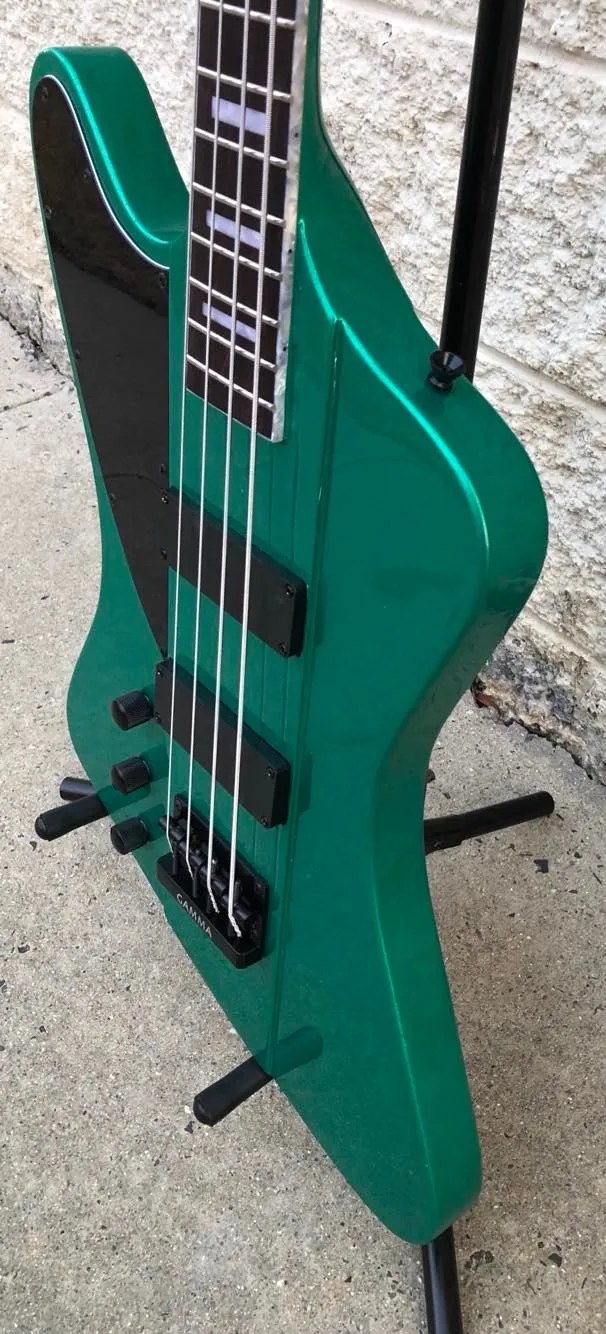 GAMMA [SOLD] Custom GL22-01 [BLEM], Left Handed Epsilon Model, Amazon Green Metallic