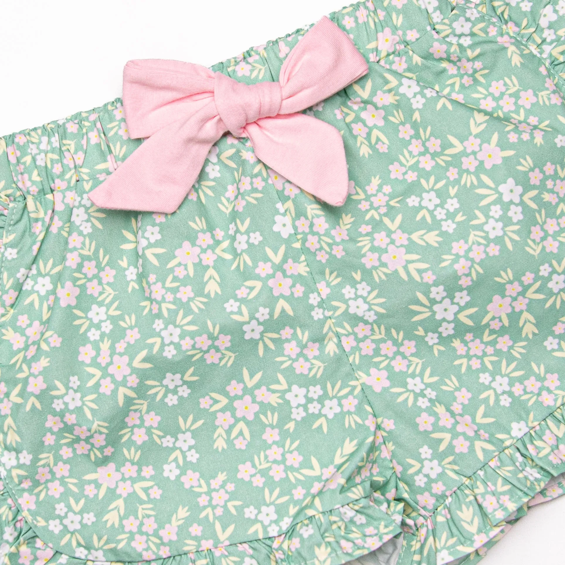 Garden Party Short Set, Green