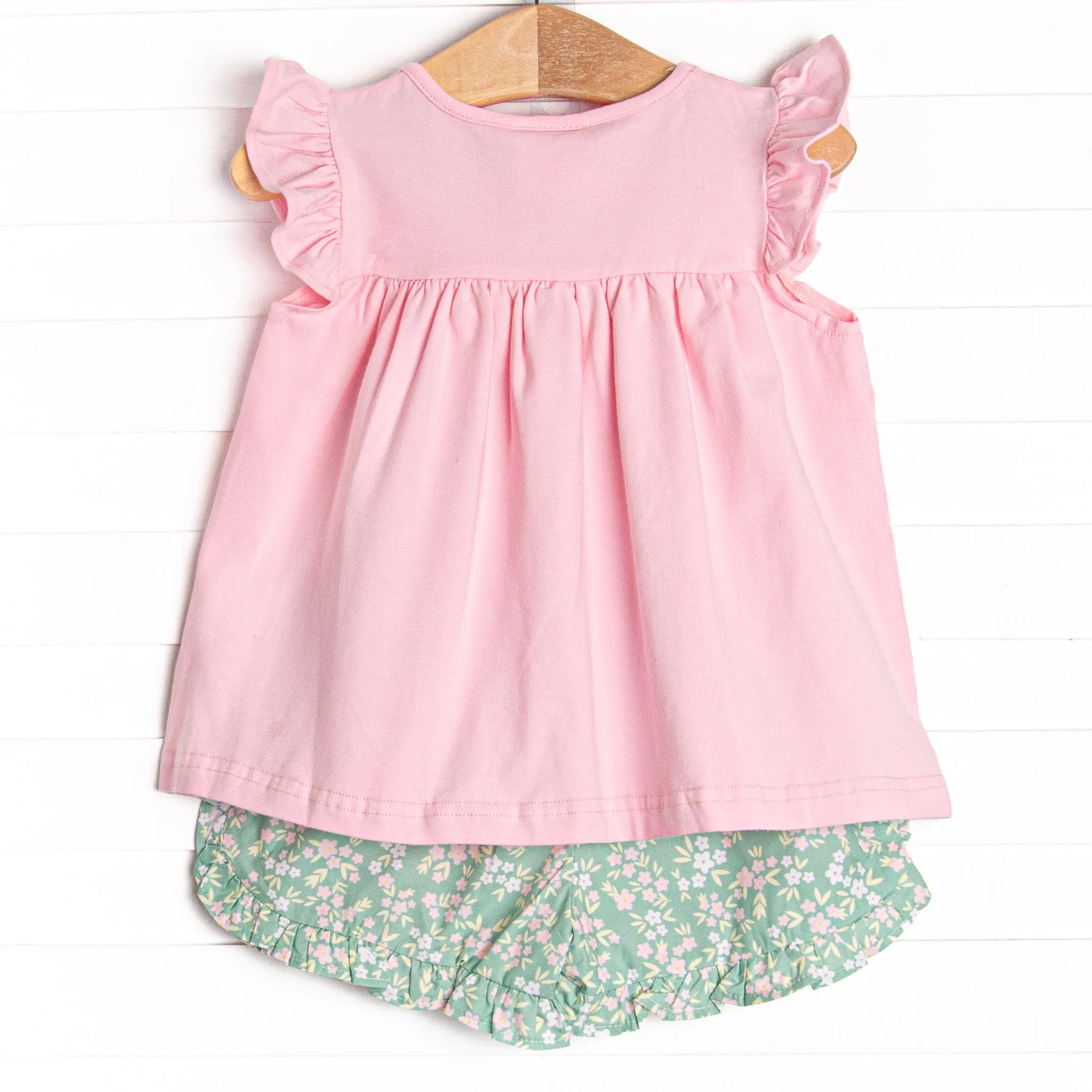 Garden Party Short Set, Green