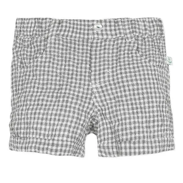 Gingham Grey Bermudas