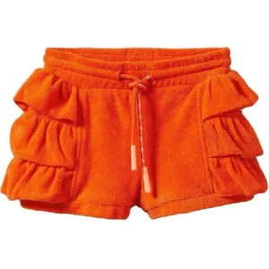 Girls Orange Pino Shorts