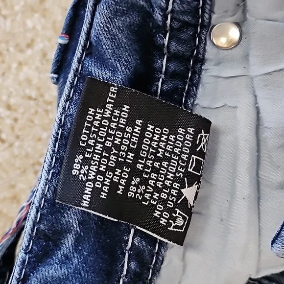 Grace in LA Southwest Fray Hem Shorts Size 27
