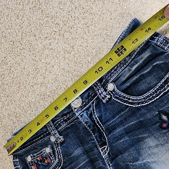 Grace in LA Southwest Fray Hem Shorts Size 27