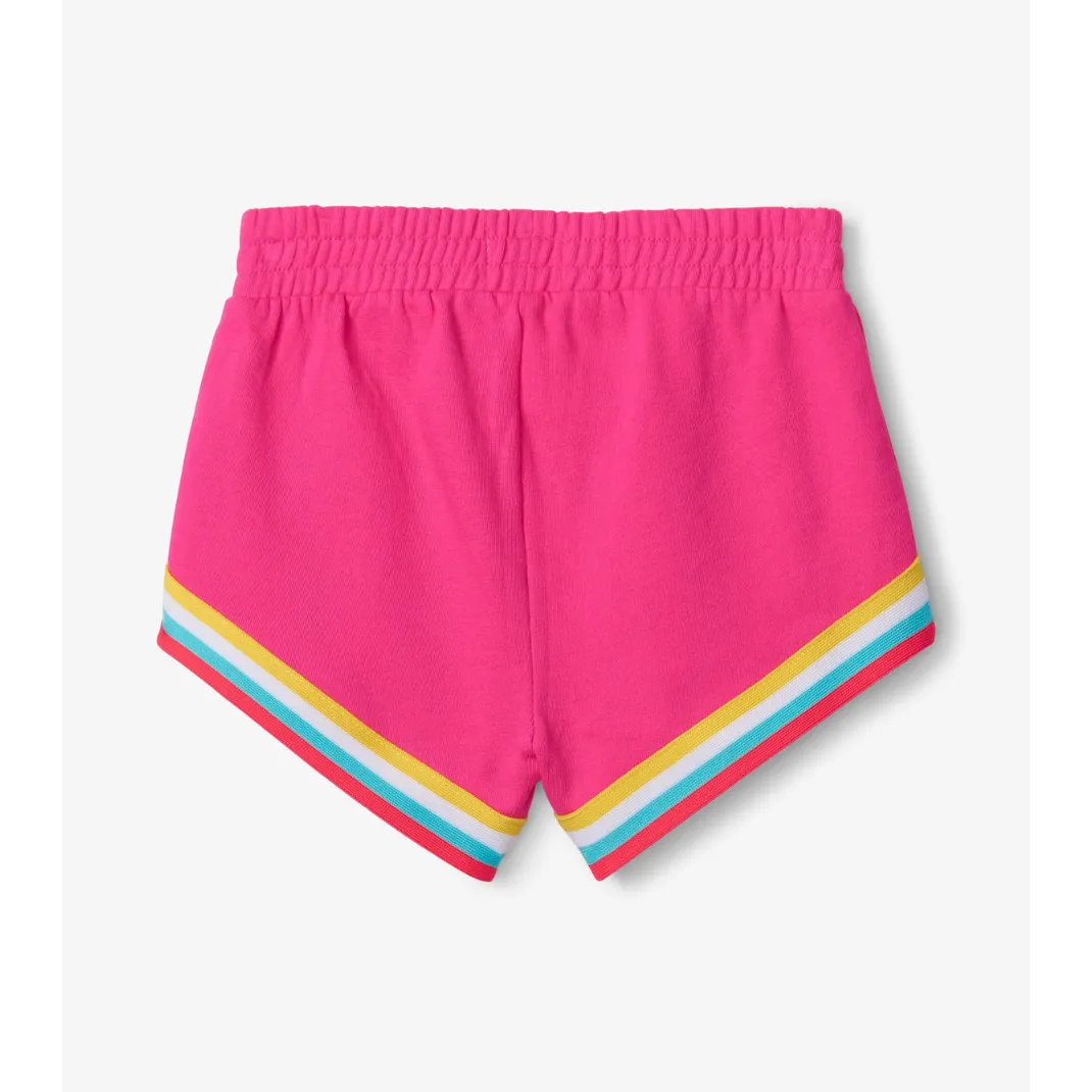 Hatley Fuschia Pink Terry Jogging Shorts