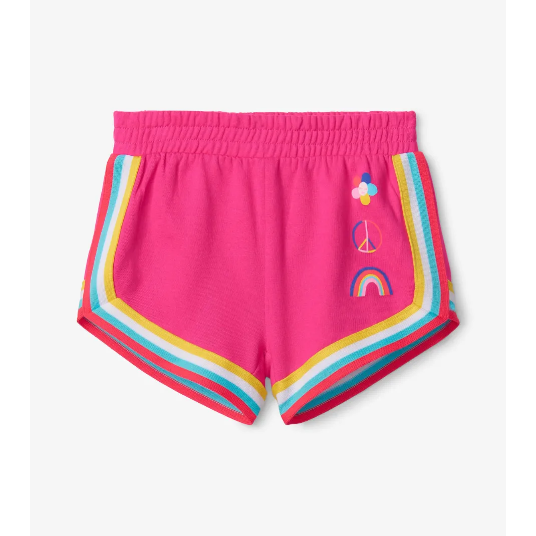 Hatley Fuschia Pink Terry Jogging Shorts