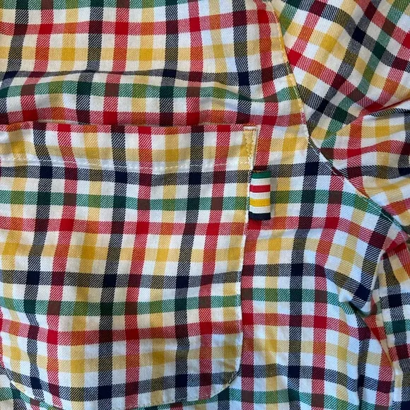 Hudson Bay Company Stripes cotton PJ set. Collared. Buttons. Pockets. Medium