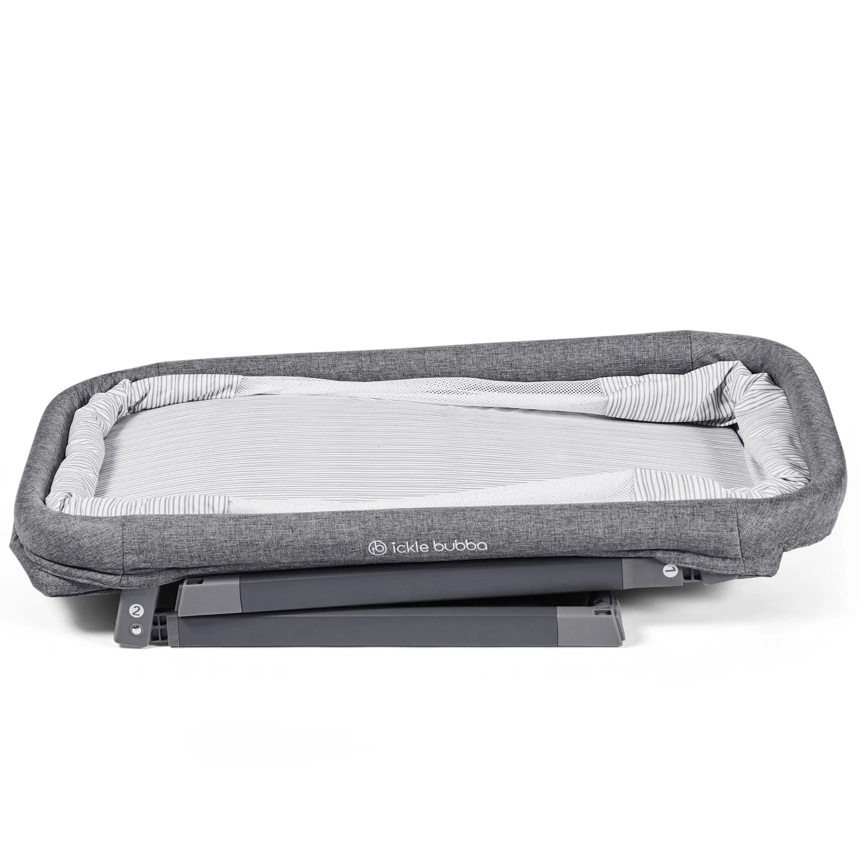 Ickle Bubba Mini Rocker Crib - Space Grey