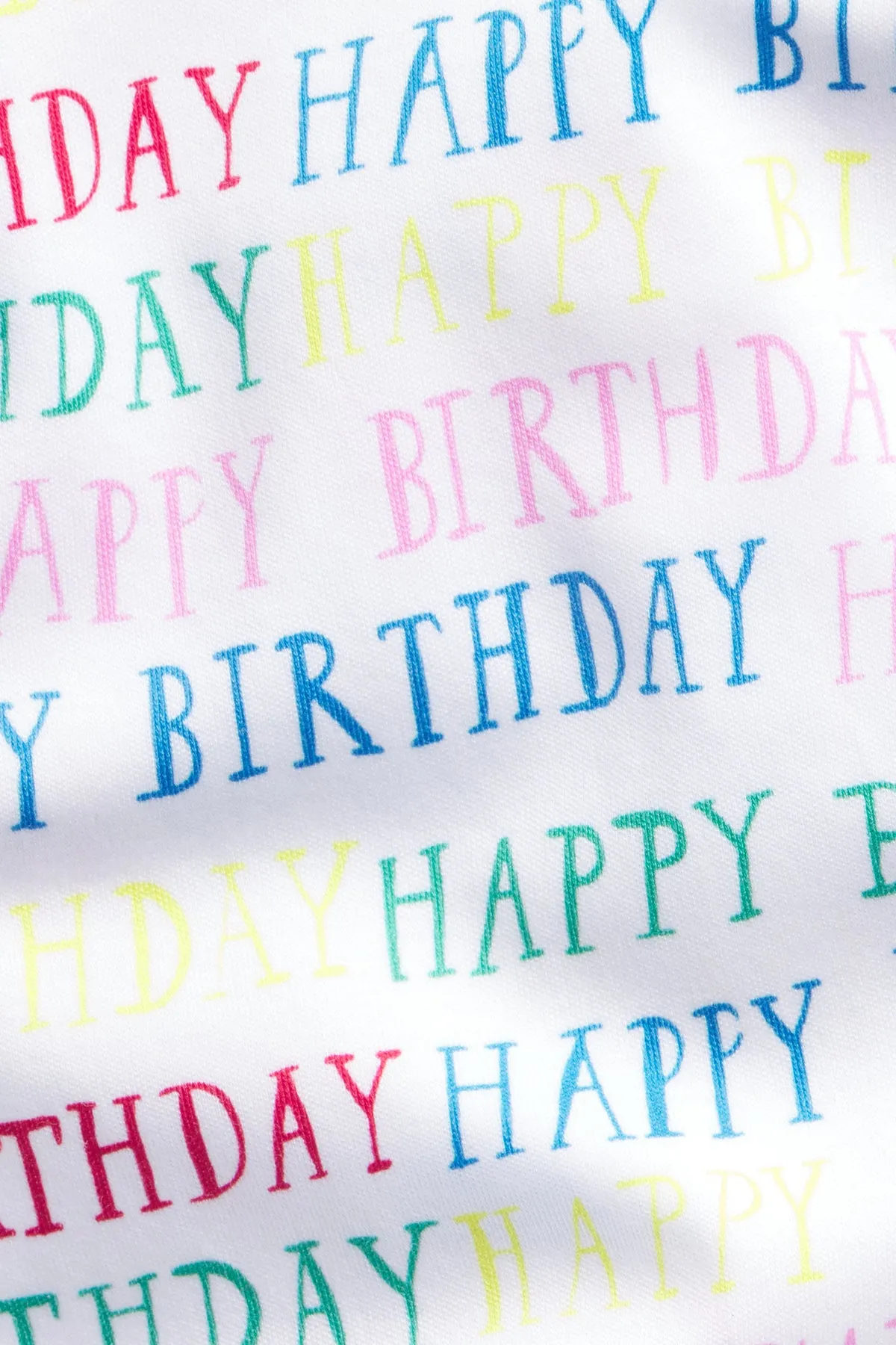 Kids Shorts Set in Happy Birthday