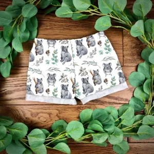 Koala Shorts with rolled cuffs 0-4 years