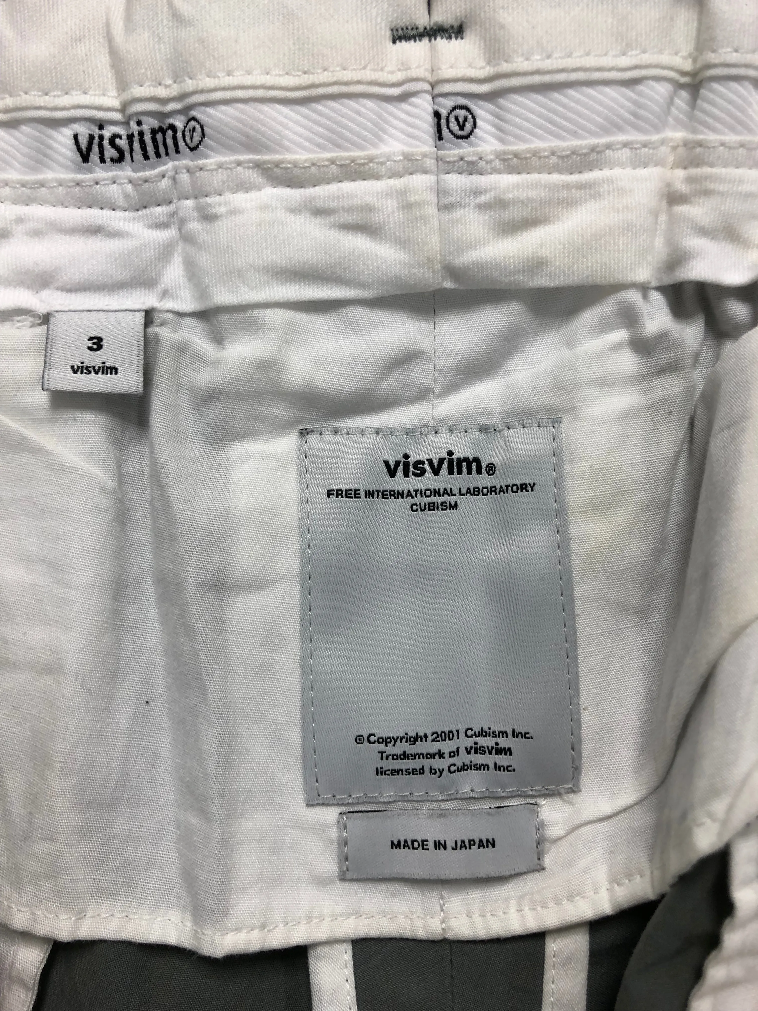 [L] Visvim Slack Shorts Olive