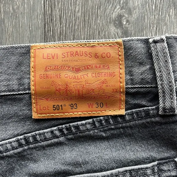 Levi 501 Cutoff Denim Shorts ✧ Size 30 ✧  Gray