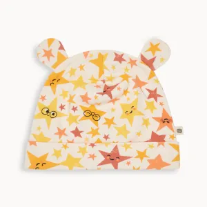 Lewis - Stars Baby Beanie Hat With Ears