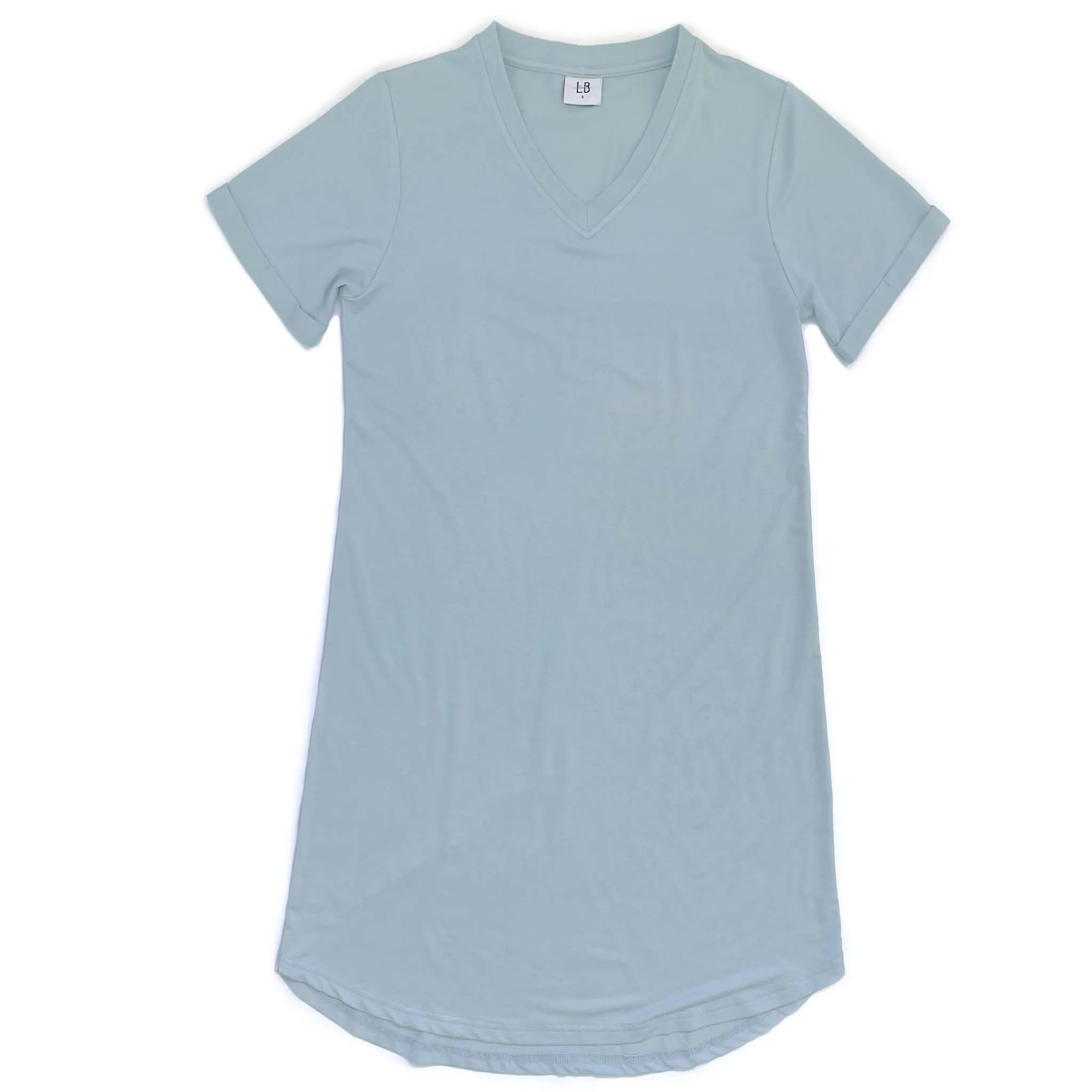 Little Bipsy Women's Seafoam Grey Swoop Dress