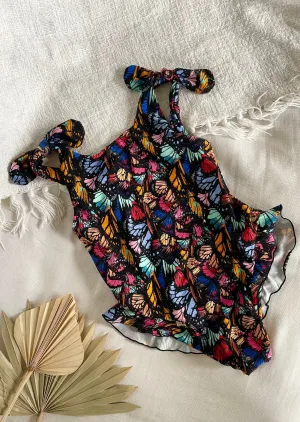 Lulu Girls One Piece Swimsuit - Mariposa Print