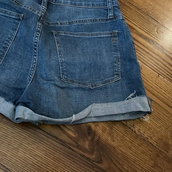 Madewell high rise denim shorts 29 button fly