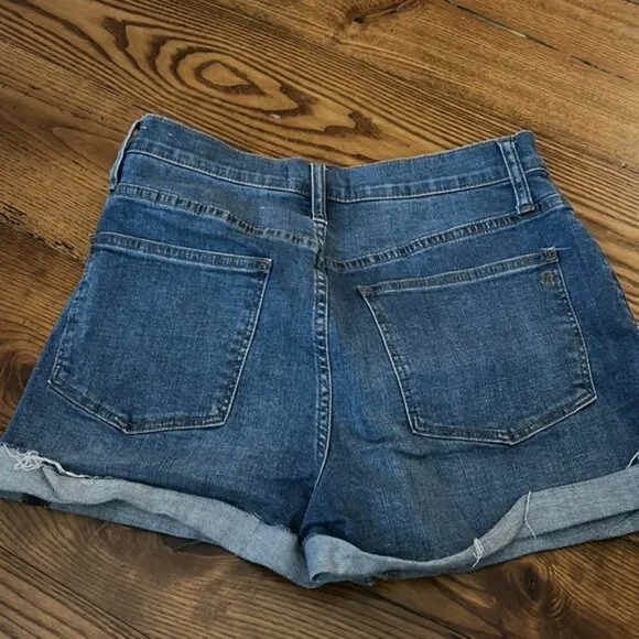 Madewell high rise denim shorts 29 button fly