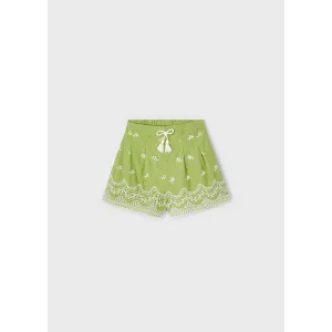 Mayoral Apple Embroidered Shorts
