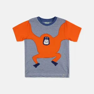 Multicoloured Ape Applique T-Shirt
