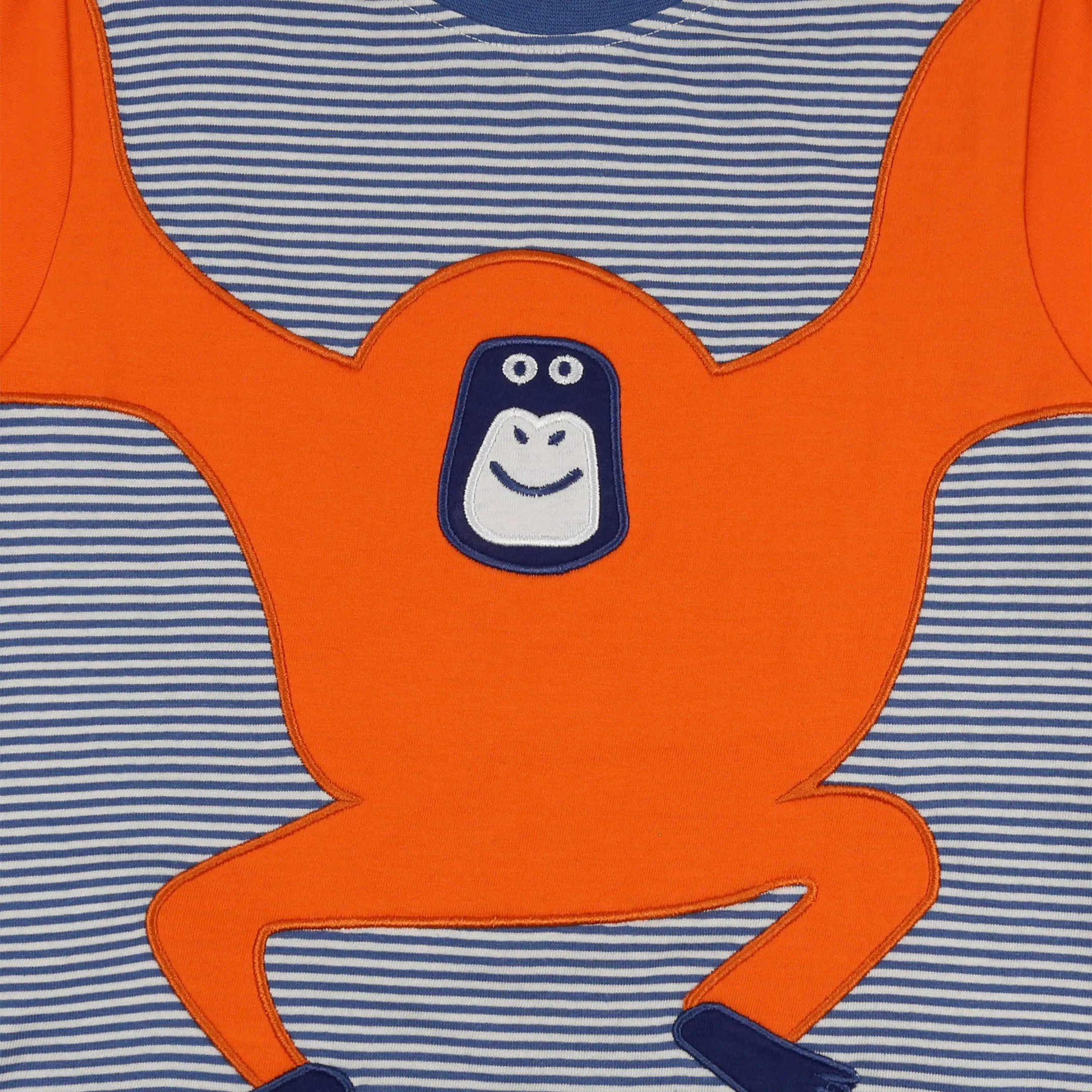 Multicoloured Ape Applique T-Shirt