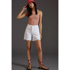 NEW Anthropologie Favorite Daughter Tommy Long Shorts White