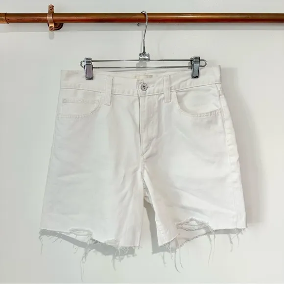 NEW Anthropologie Favorite Daughter Tommy Long Shorts White
