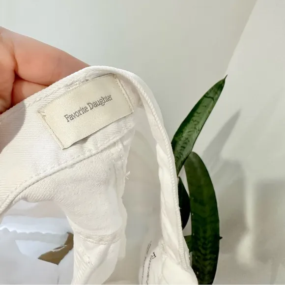 NEW Anthropologie Favorite Daughter Tommy Long Shorts White