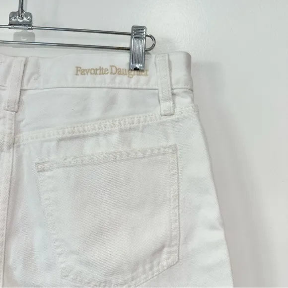 NEW Anthropologie Favorite Daughter Tommy Long Shorts White