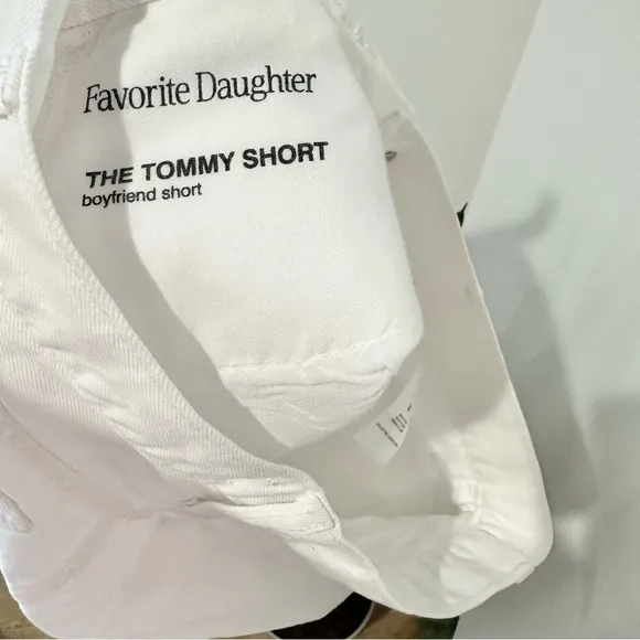 NEW Anthropologie Favorite Daughter Tommy Long Shorts White