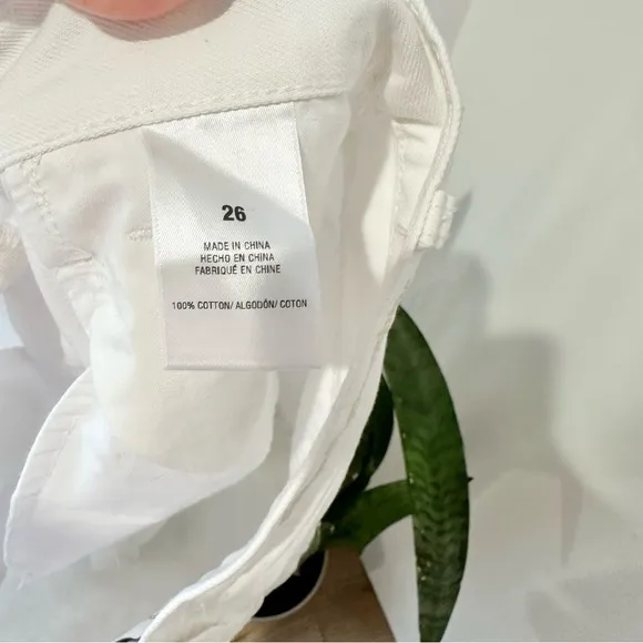 NEW Anthropologie Favorite Daughter Tommy Long Shorts White