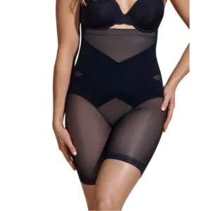 NEW HONEYLOVE SuperPower Short Runway Black Sheer Shapewear Size Small