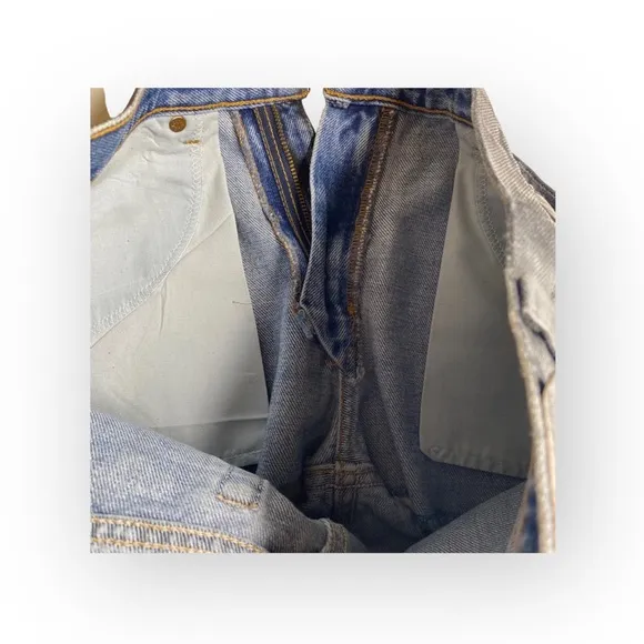 new LF Furst of a Kind ★ Levi's® 517’s® ★ Black Coated Cut Off Denim Shorts ★
