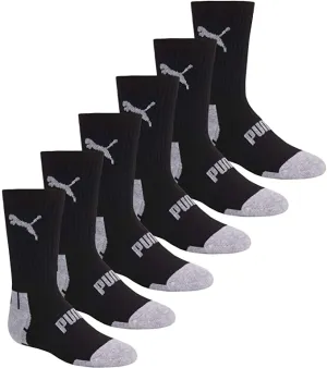 New PUMA Kids Boys’ 5 Pack Training Crew Cut Socks, supposed to be 6 pair, missing 1 pair! Shoe size 9-3.5